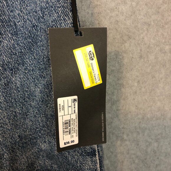 NWT Future Collective Jean Flare Skirt Size 2 - Picture 3 of 6